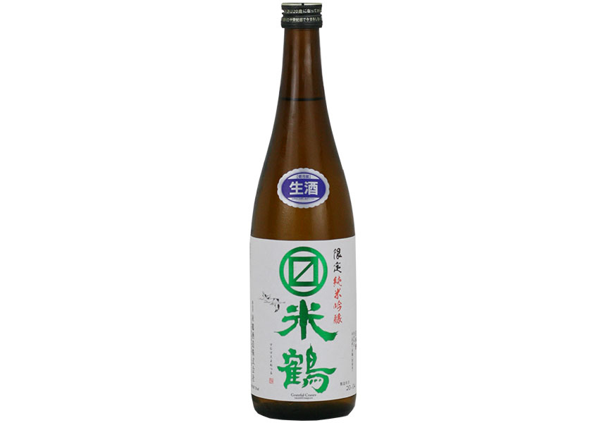 米鶴　限定純米吟醸（緑）720